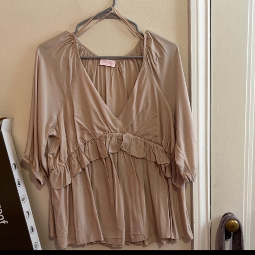 Pink Lily Blouse